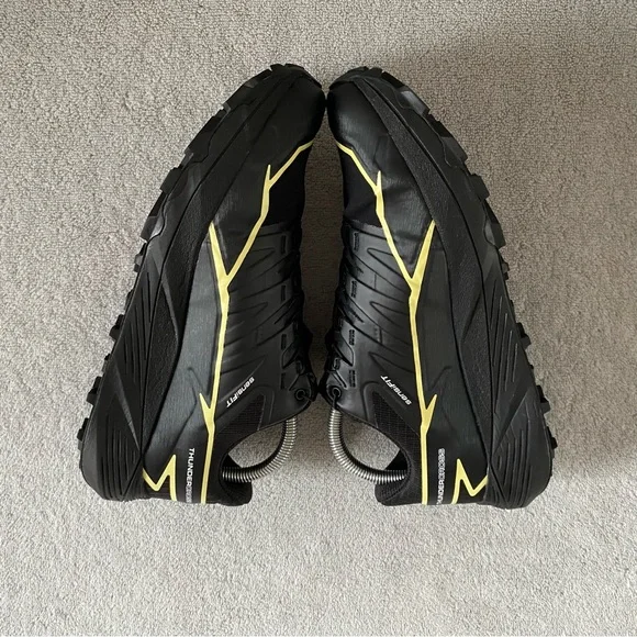 Salomon Shoes Womens 9 Black Yellow Thundercross GTX Hiking Trail Running 473836 - Picture 5 of 10